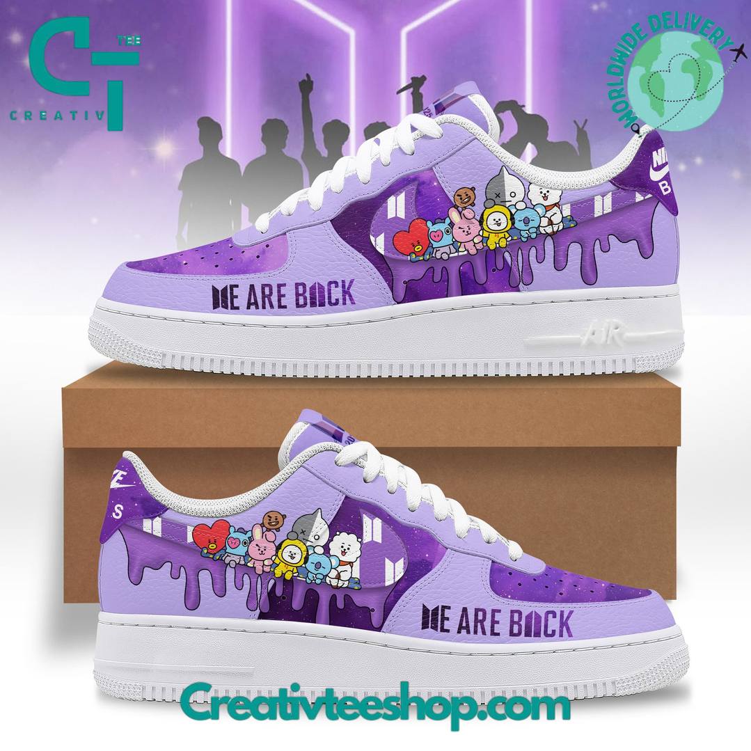 BTS “We Are Back” Limited Edition Air Force 1 Sneaker