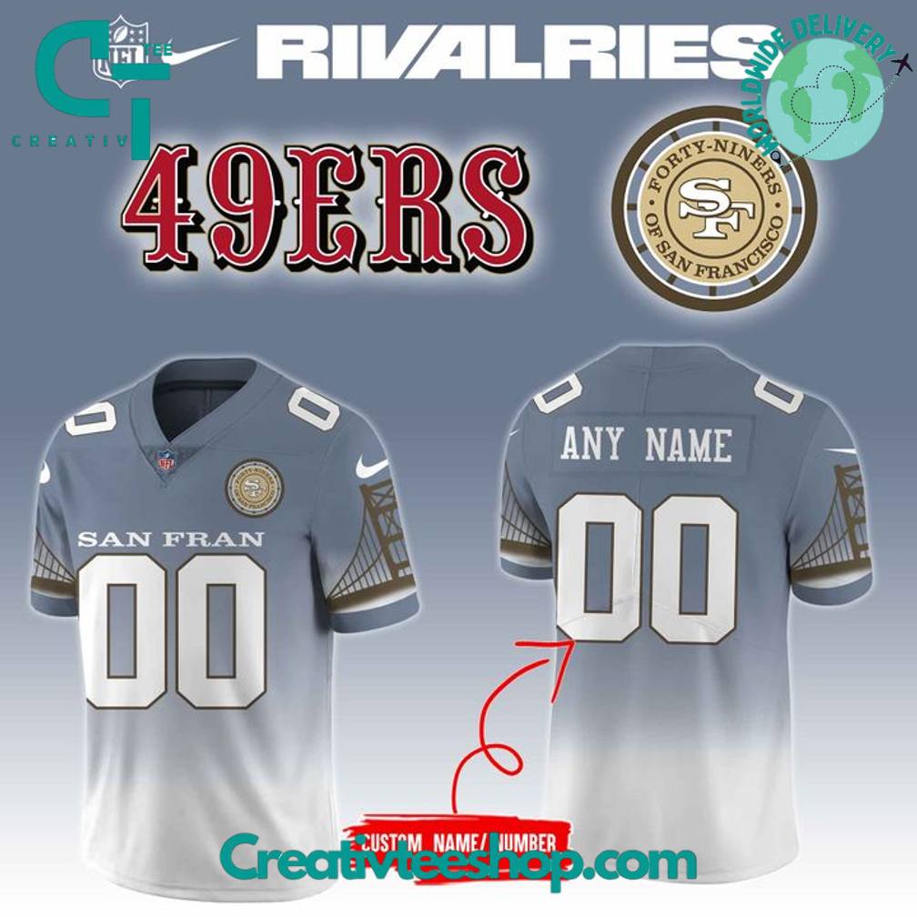 San Francisco 49ers 2025 Personalized Football Jersey