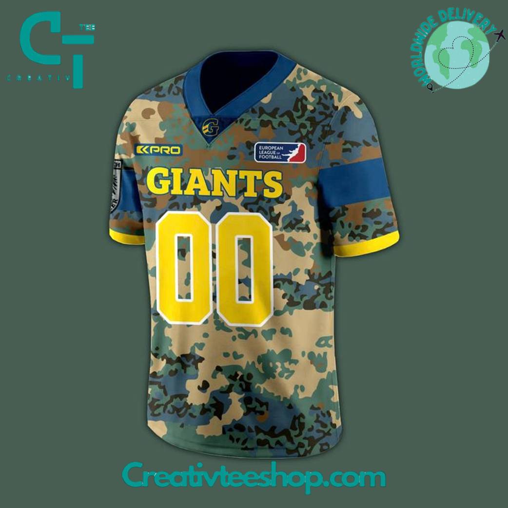 Graz Giants Salute to Service 2025 Camo Football Jersey