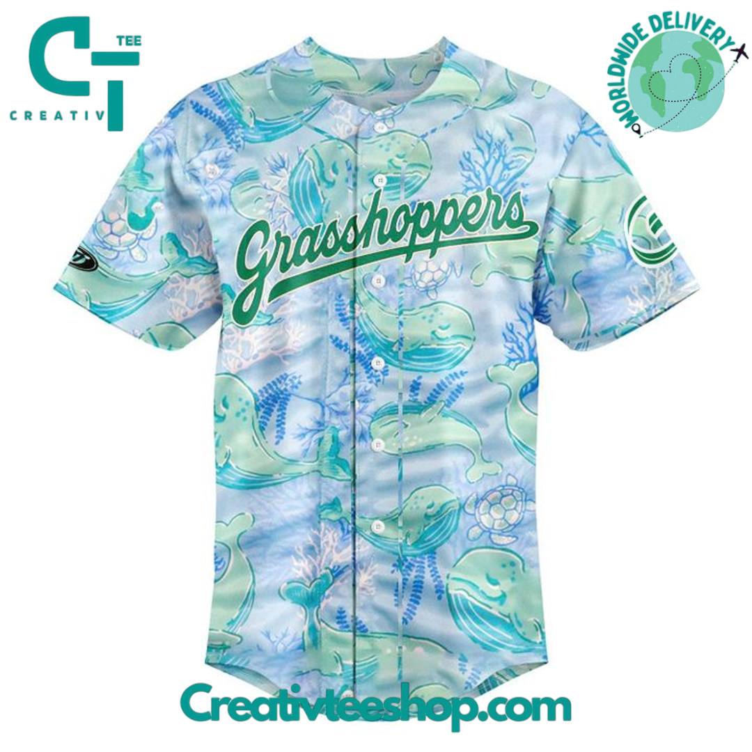 Greensboro Grasshoppers Simply Southern Night Special New 2025 Baseball Jersey