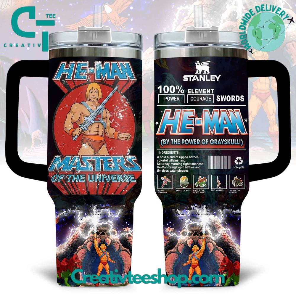 He-Man “Masters of the Universe” Tumbler 40oz with Handle