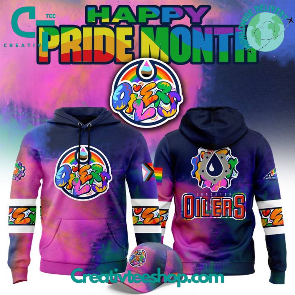 Edmonton Oilers x Happy Pride Month 2025 Special Hoodie