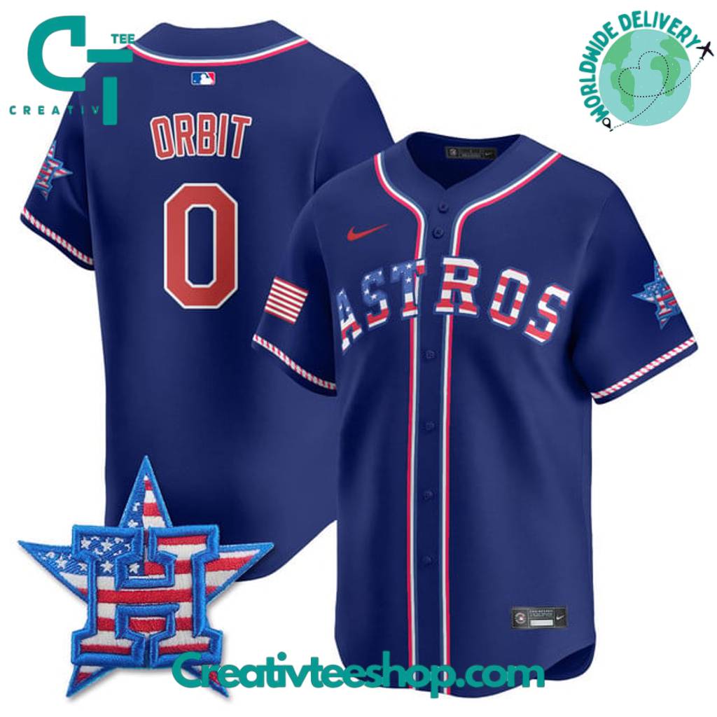 Houston Astros 2025 Fourth of July Independence Day Special Baseball Jersey