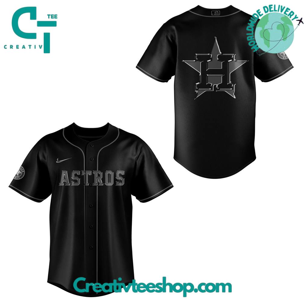 Houston Astros “Back to Black” Special Baseball Jersey