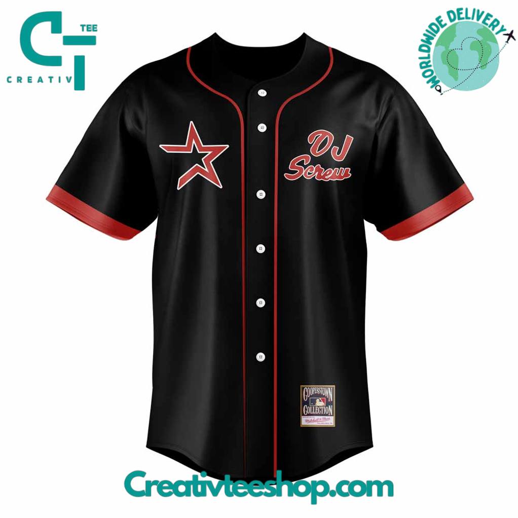 Houston Astros x DJ Screw Day Special Baseball Jersey