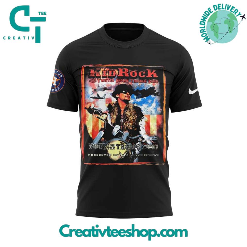 Houston Astros x Morgan “I’m The Problem Tour” Kid Rock Black Tee