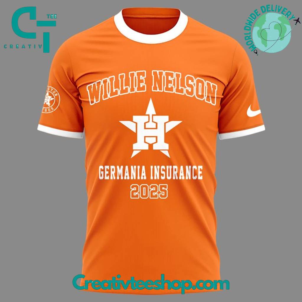 Houston Astros x Willie Nelson’s Tour 2025 Germania Insurance Special Tee