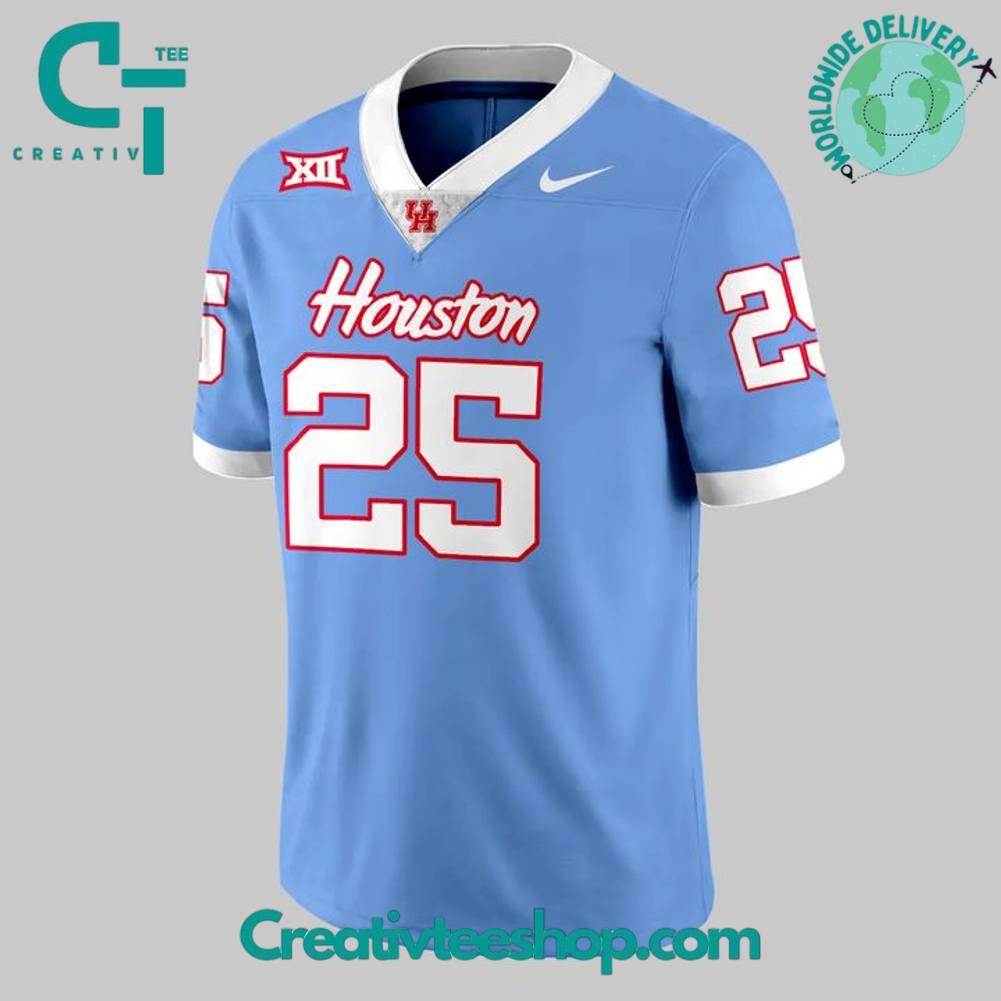 Houston Cougars Special New 2025 Season Football Jersey – Blue