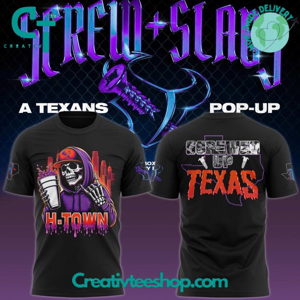 Houston Texans H-Town x DJ Screw “Screw Up Texas” Special Tee