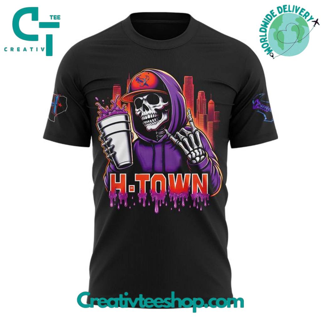 Houston Texans H-Town x DJ Screw Special Black Shirt