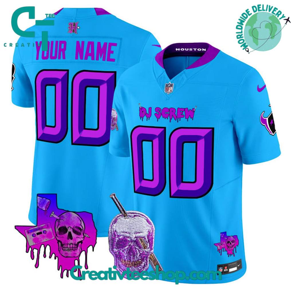 Houston Texans x DJ Screws Special Edition Football Jersey