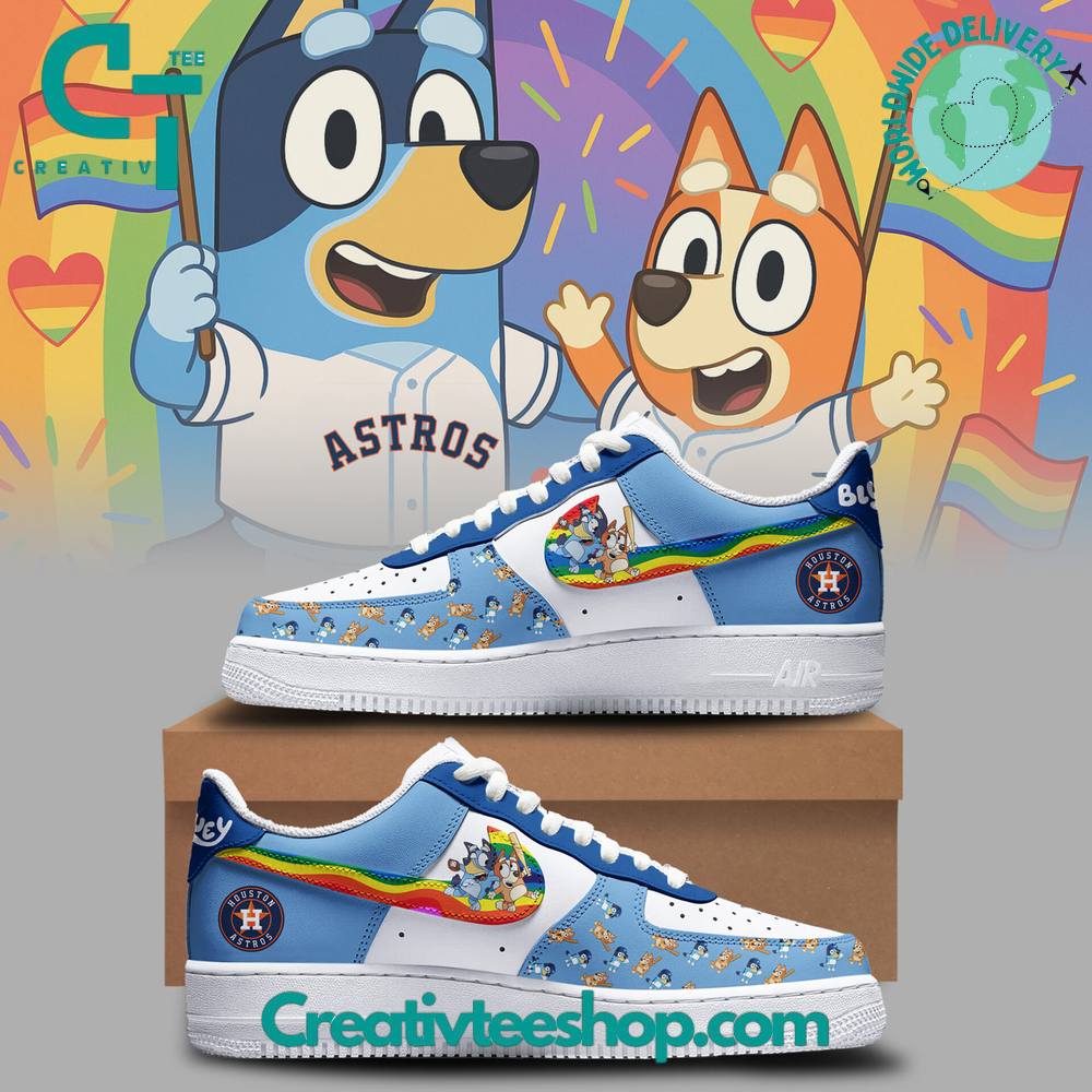 Houston Astros x Bluey Pride Month Special Air Force 1 Sneaker