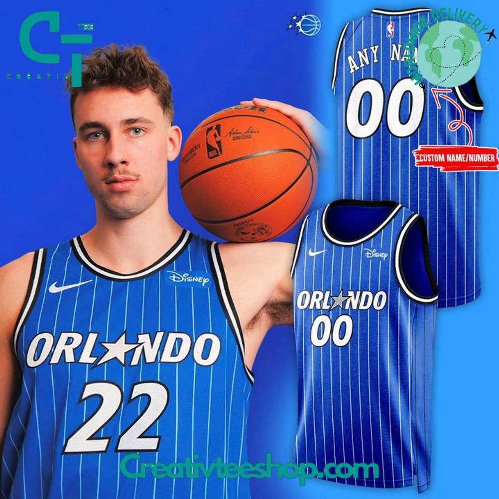 Orlando Magic “The Star Uniform 2025” Personalized Basketball Jersey – Blue