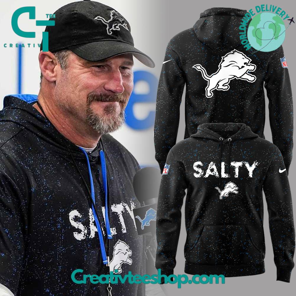 Detroit Lions SALTY Special Black Hoodie