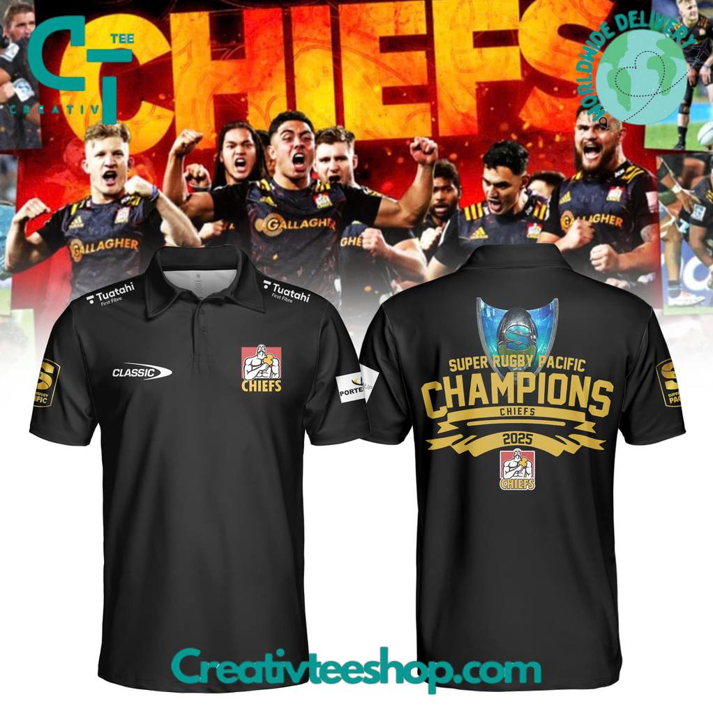 Gallagher Chiefs Super Rugby Pacific Champions 2025 Special Polo