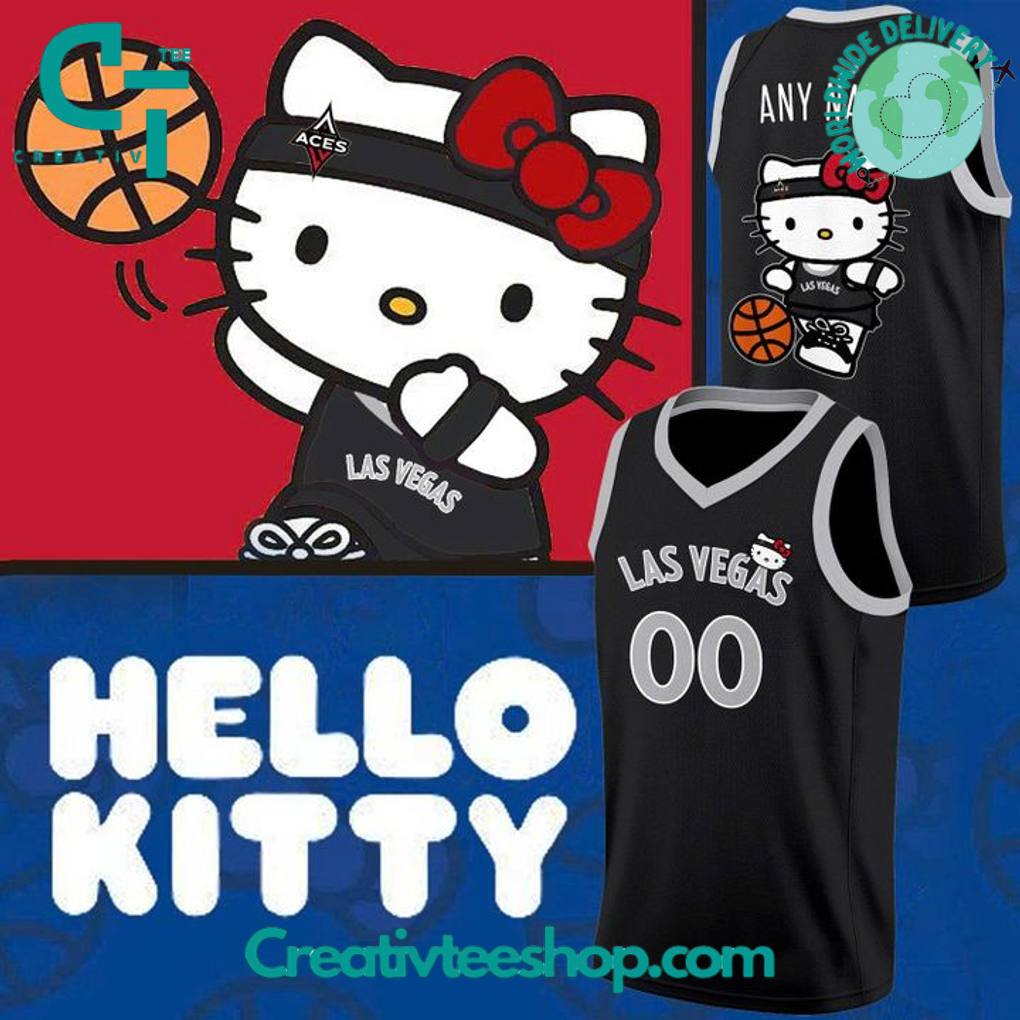 Las Vegas Aces x Hello Kitty Sweet Style Basketball Jersey