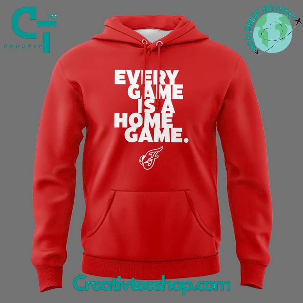 Indiana Fever Caitlin Clark “Every Game is a Home Game” Special Red Hoodie