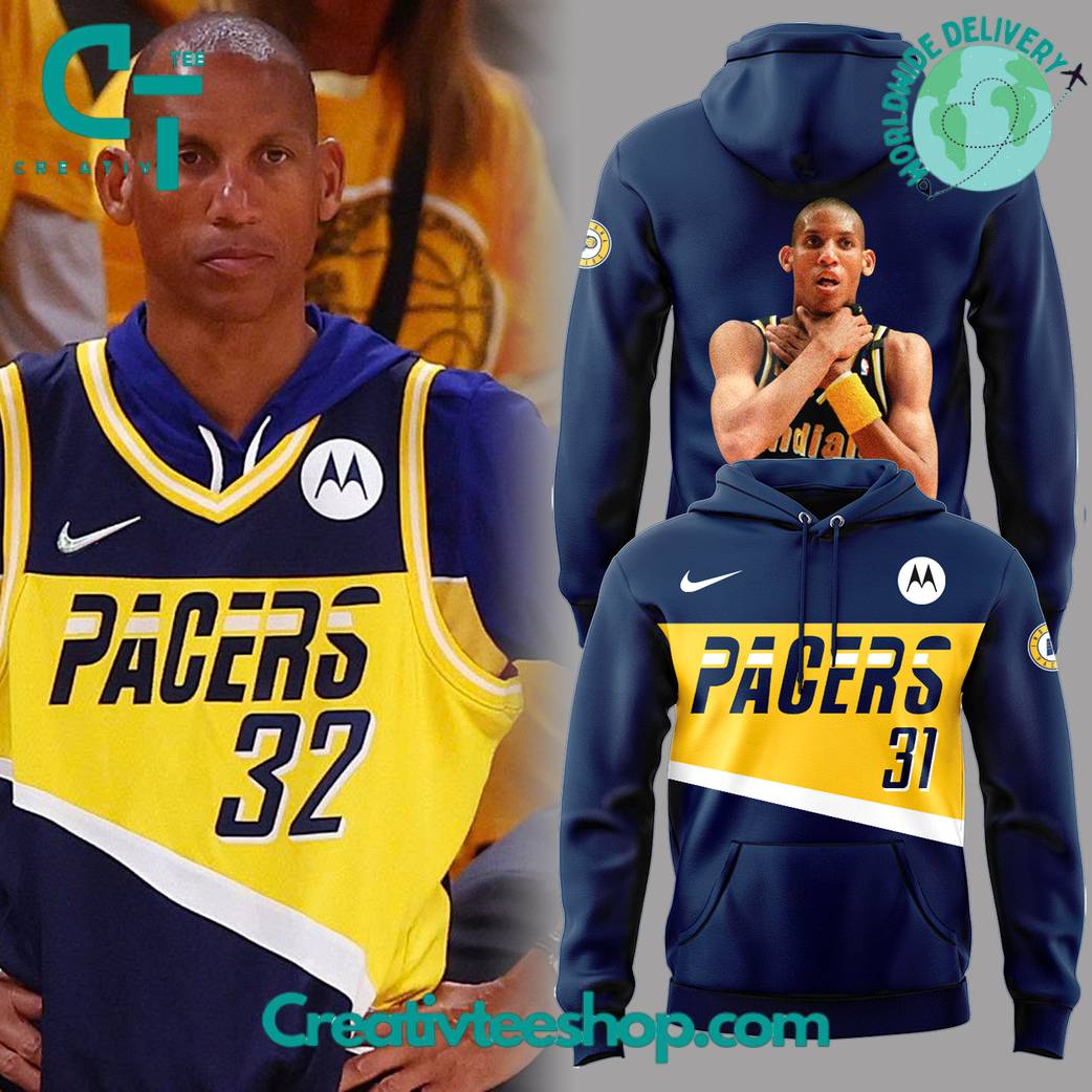 Indiana Pacers Reggie Miller at NBA Finals Special Hoodie
