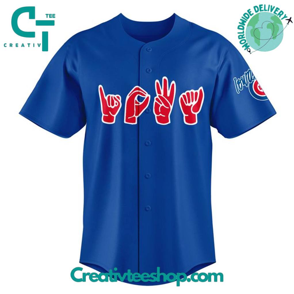 Iowa Cubs American Sign Language Night 2025 Limited Edition Baseball Jersey