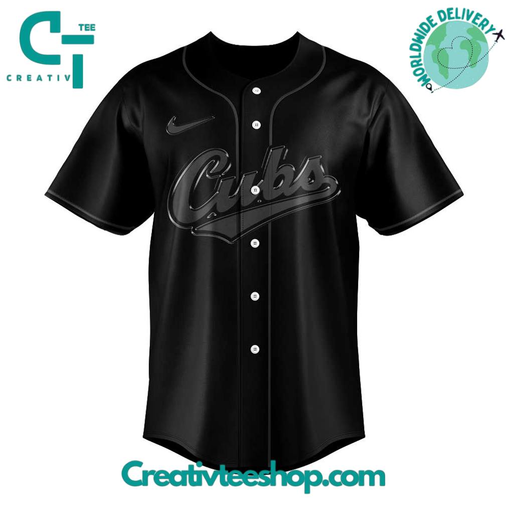 Iowa Cubs “Back to Black” Special Baseball Jersey