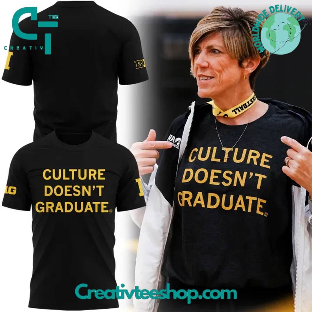 Iowa Hawkeyes Women’s Basketball Coach Jan Jensen Culture Doesnt Graduate Special Tee