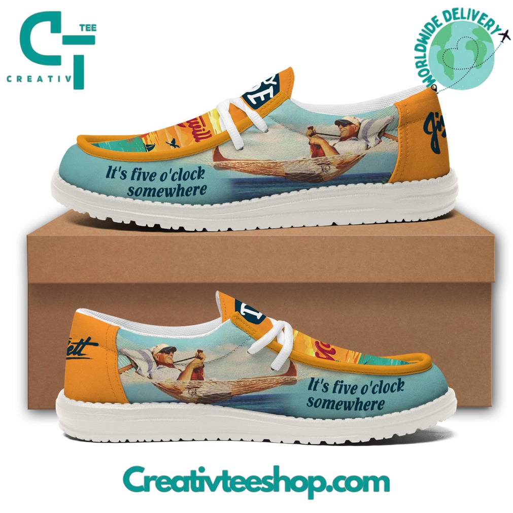 Jimmy Buffett “It’s five o’clock somewhere” Special Loafer Shoes