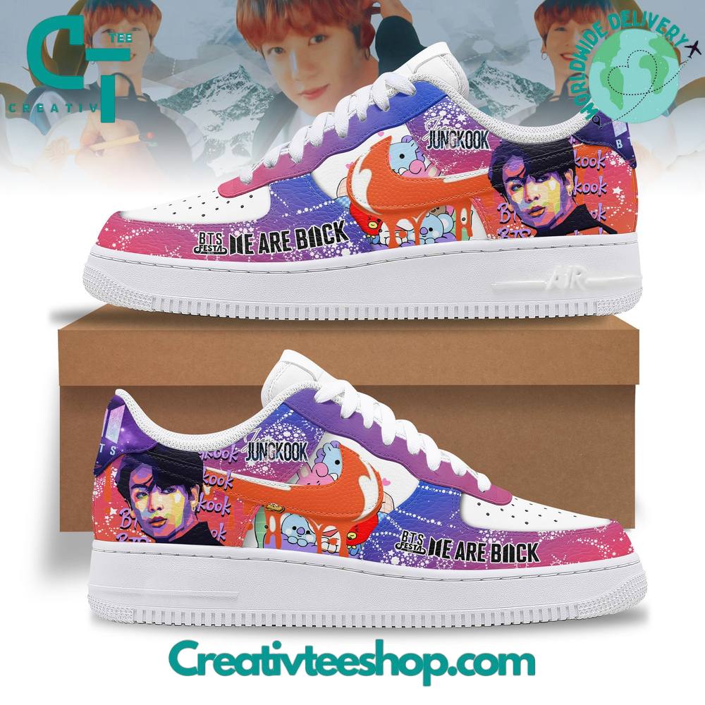 Jungkook BTS “We Are Back” Special Air Force 1 Sneaker