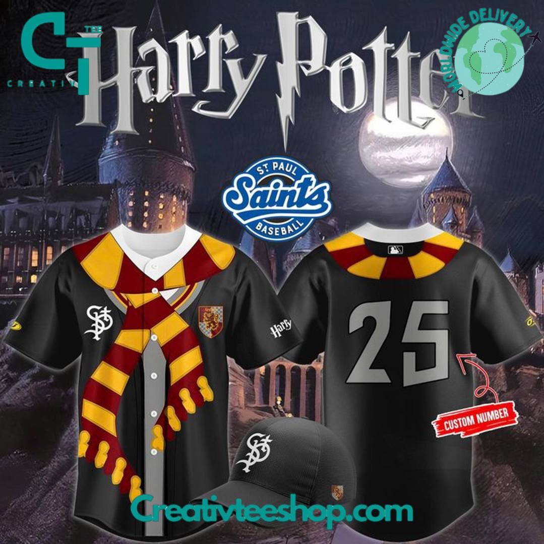 St. Paul Saints x Harry Potter Personalized Baseball Jersey