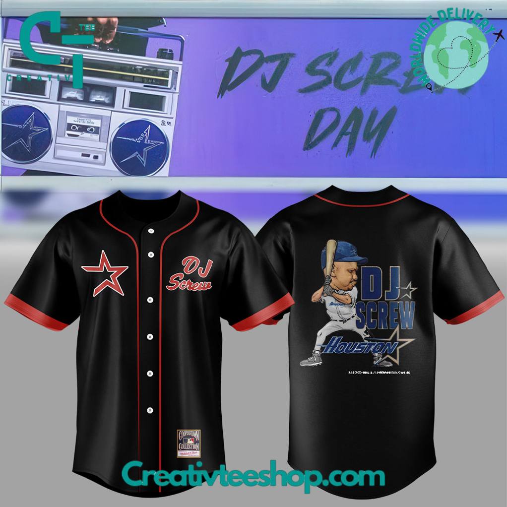Houston Astros x DJ Screw Day Special Baseball Jersey