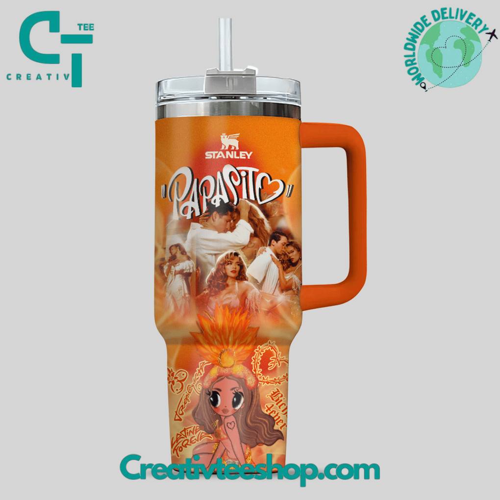 Karol G Papasito Special Tumbler 40oz with Handle