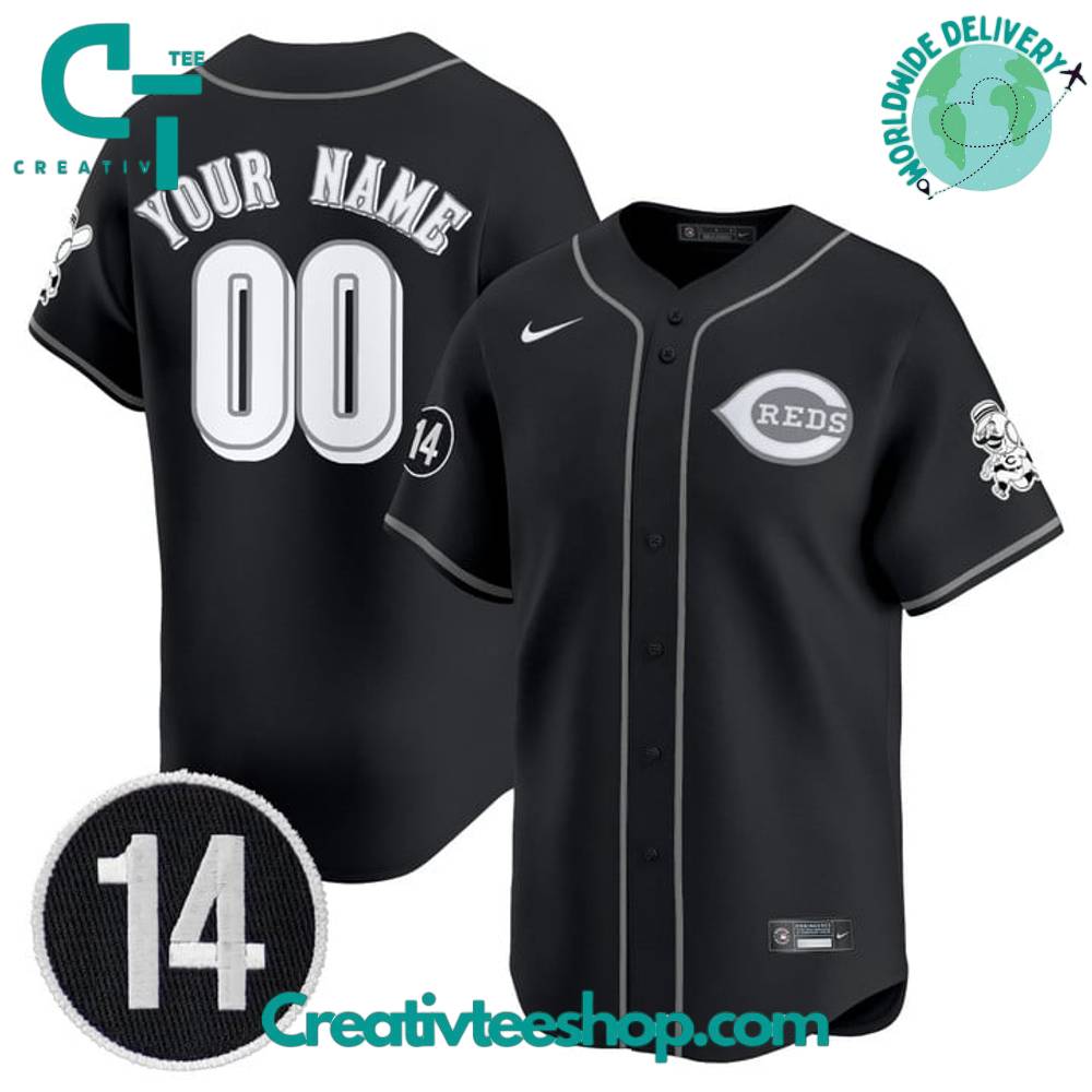 Cincinnati Reds 2025 Lights Out Pete Rose Patch Special Baseball Jersey