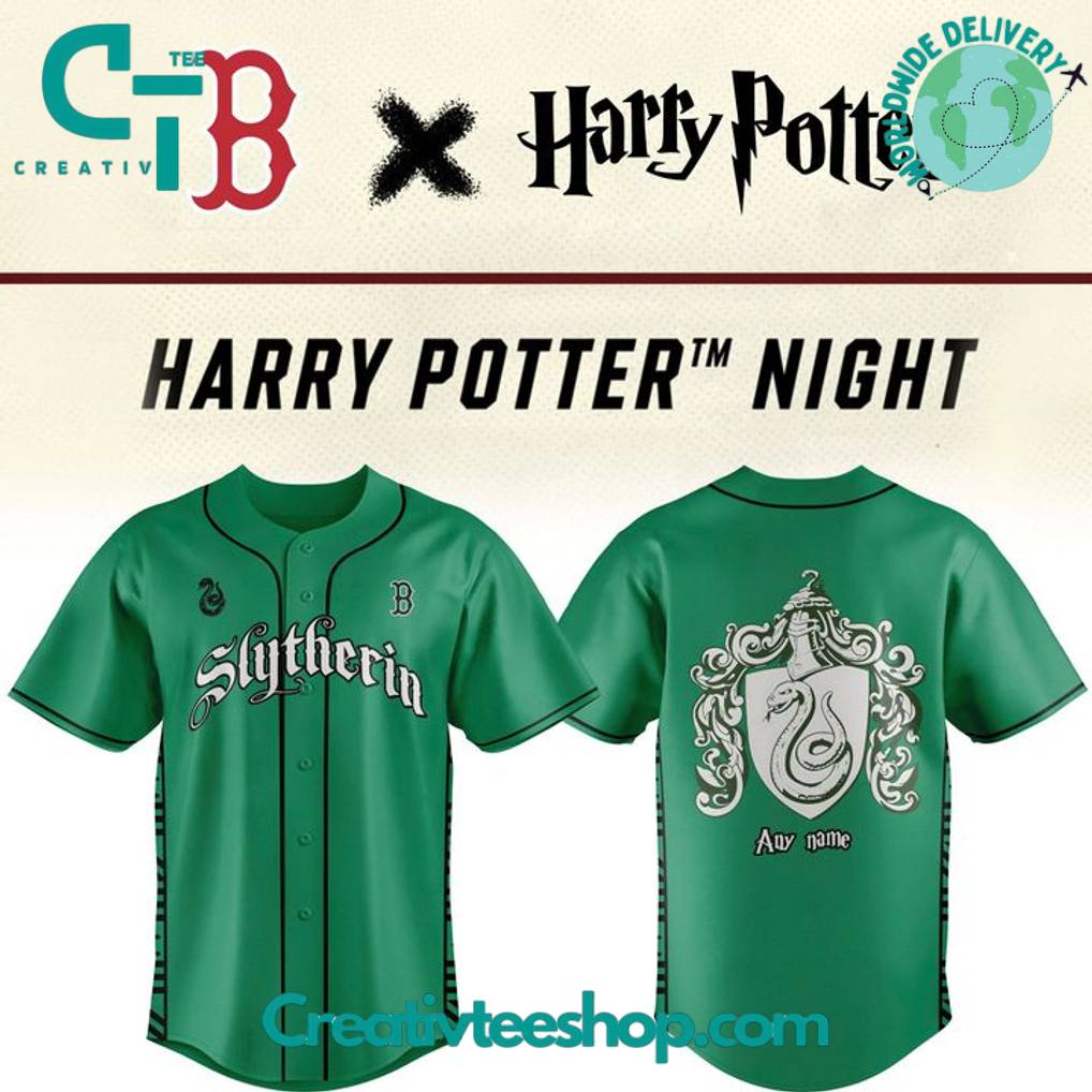 Boston Red Sox x Harry Potter Night Custom Jersey