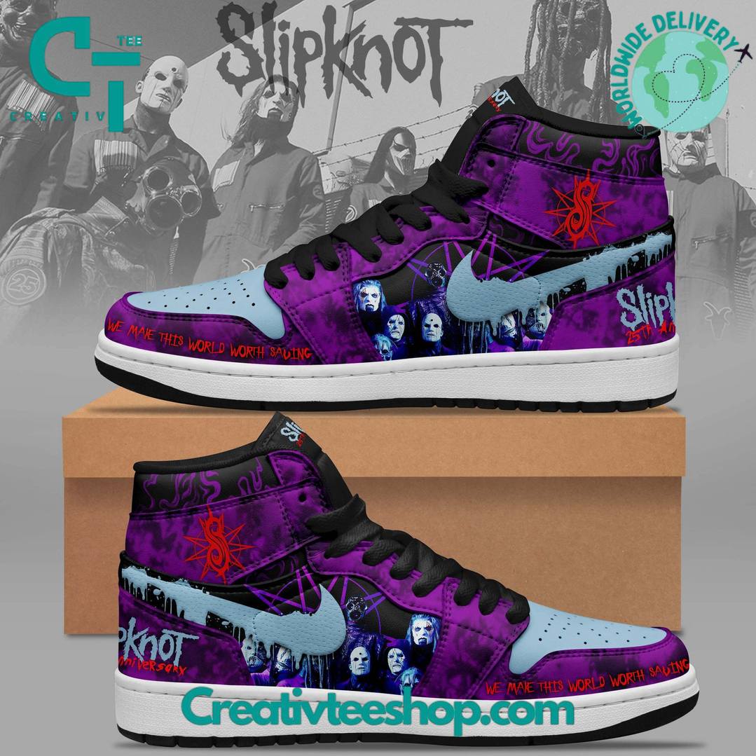 Slipknot Purple Limited Edition Air Jordan 1 Sneaker