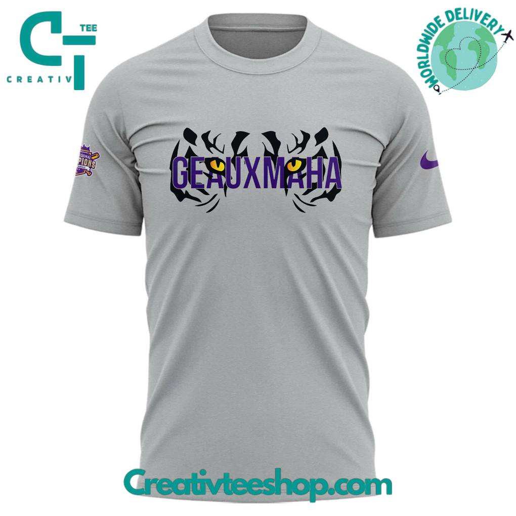 LSU Tigers Baseball Super Regional Champions 2025 Special Grey Tee