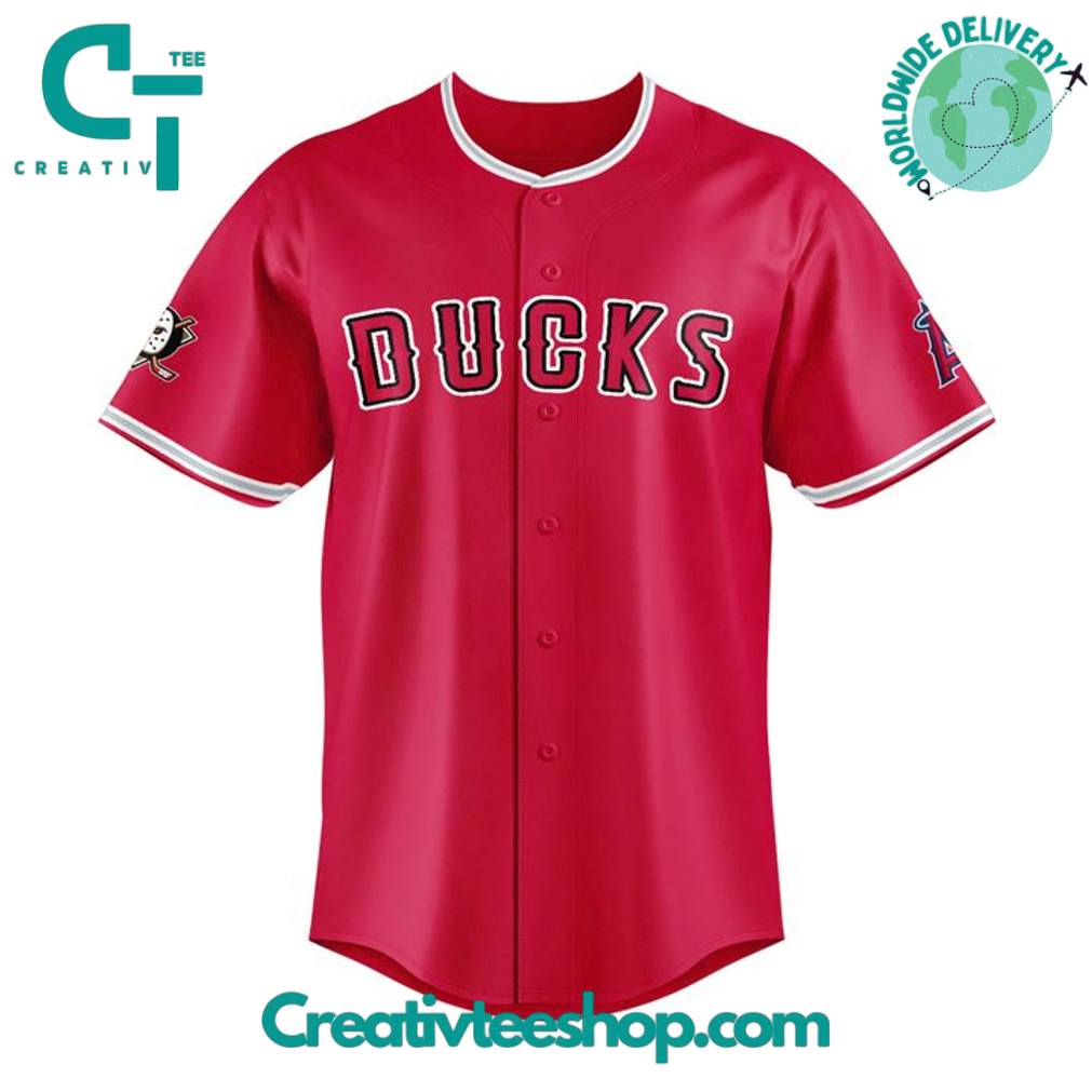 Los Angeles Angels Ducks Night Limited Edition Baseball Jersey