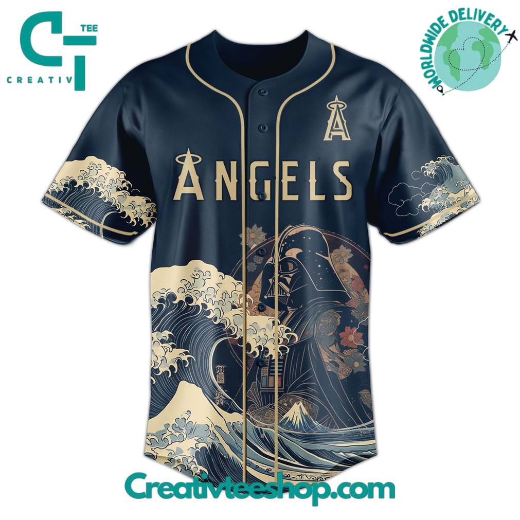 Los Angeles Angels x Lord Vader Japan Edition 2025 Baseball Jersey