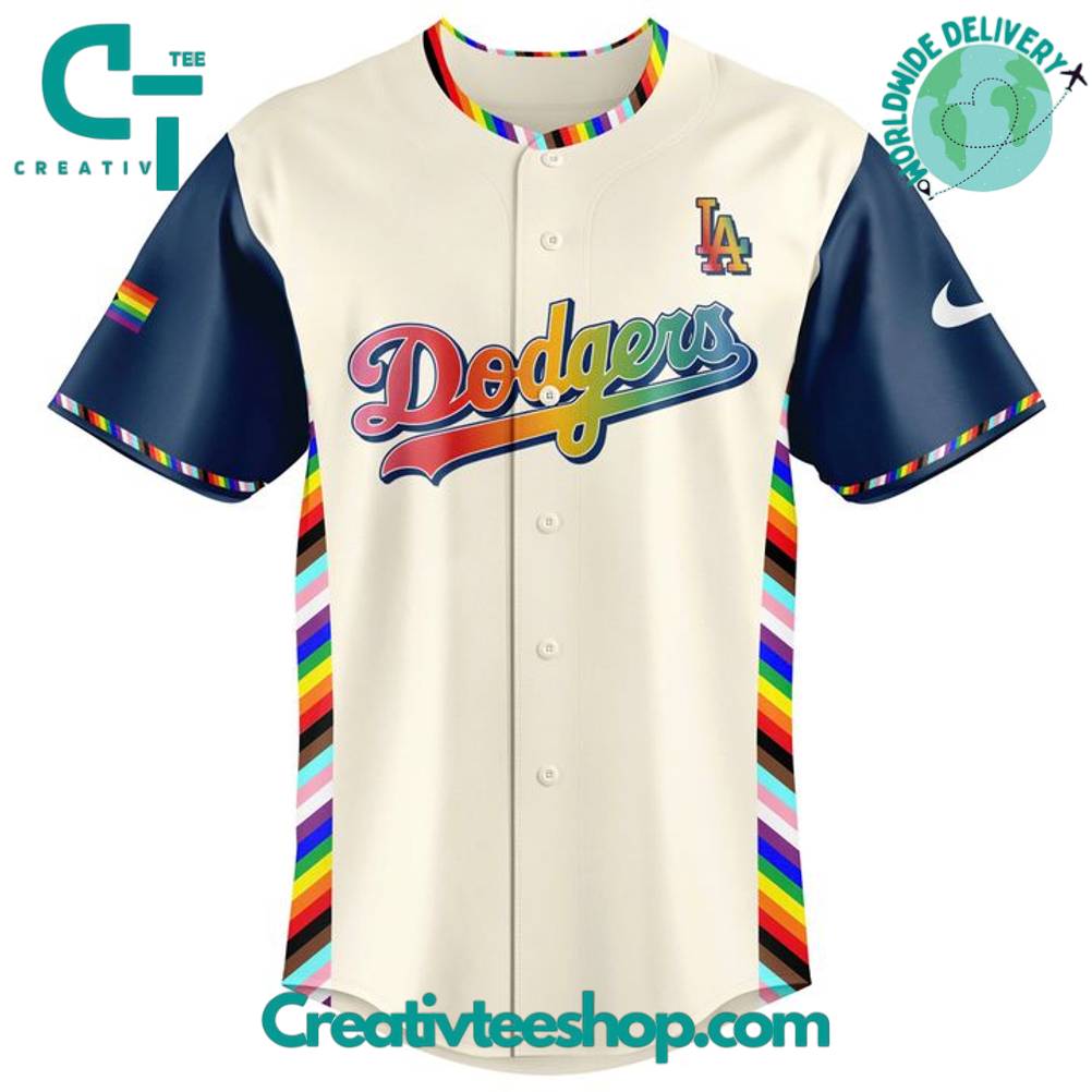 Los Angeles Dodgers x Happy Pride Month 2025 Special Baseball Jersey