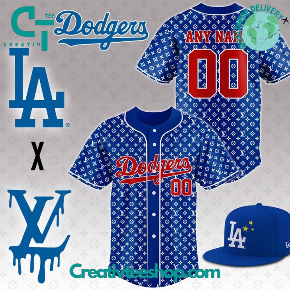 Los Angeles Dodgers x LV Design Special Baseball Jersey