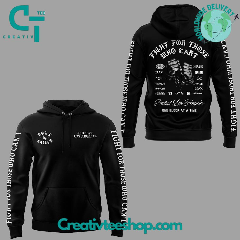 Los Angeles Dodgers x Protect los Angeles “Born Raised” Black Hoodie
