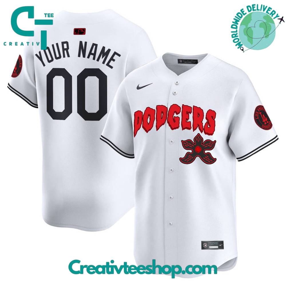 Los Angeles Dodgers x Stranger Things Special Edition Custom Jersey