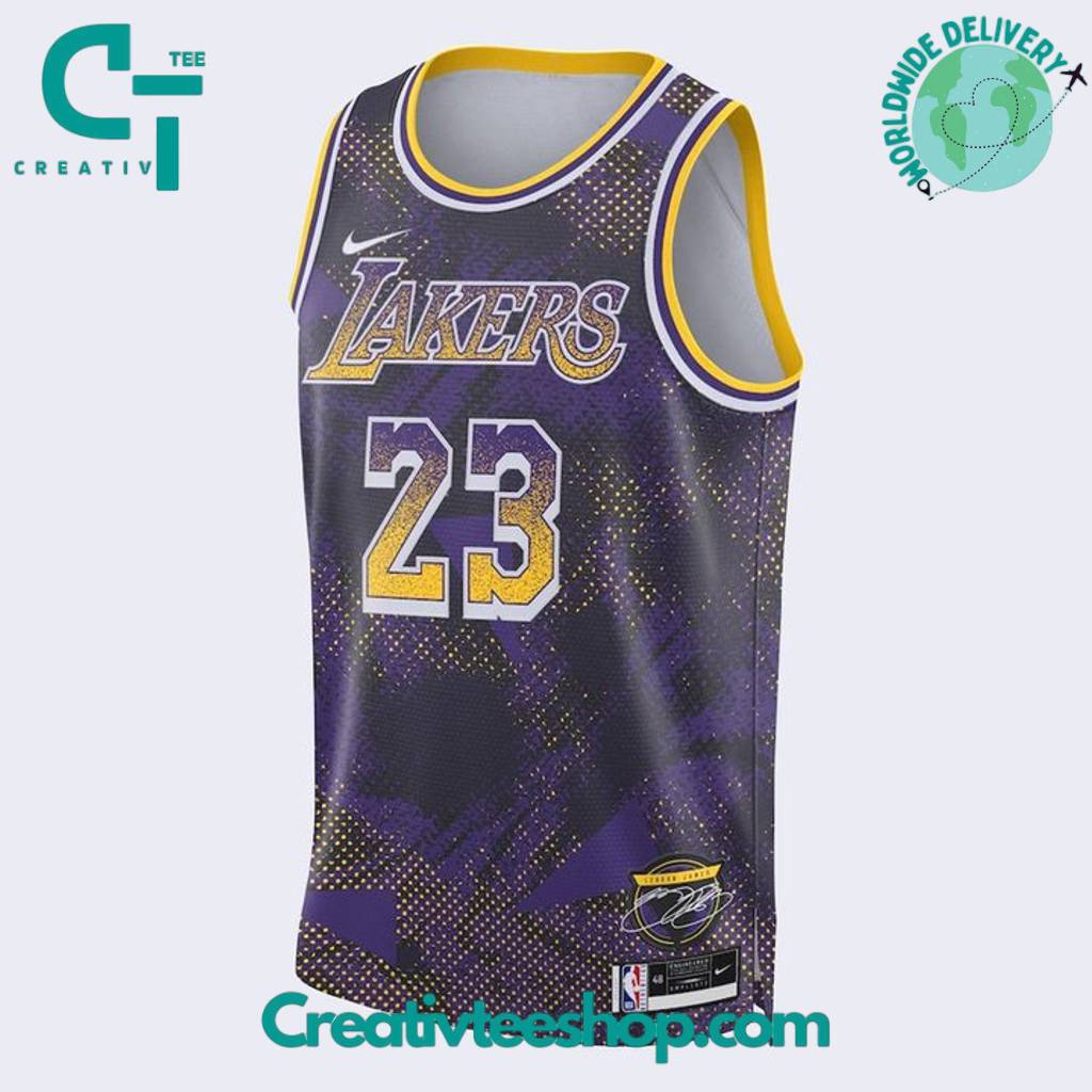 Los Angeles Lakers Select Series Lebron James Basketball Jersey