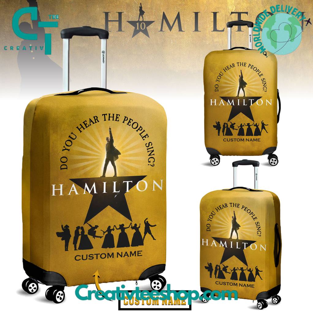 Hamilton Personalized Luggage Cover