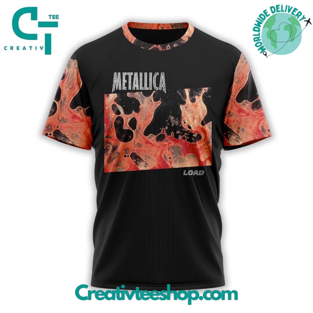 Metallica Album Load Vintage Tracklist 2025 Special Tee