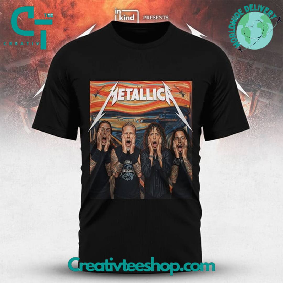 Metallica M72 World Tour 2025 Special Black Tee