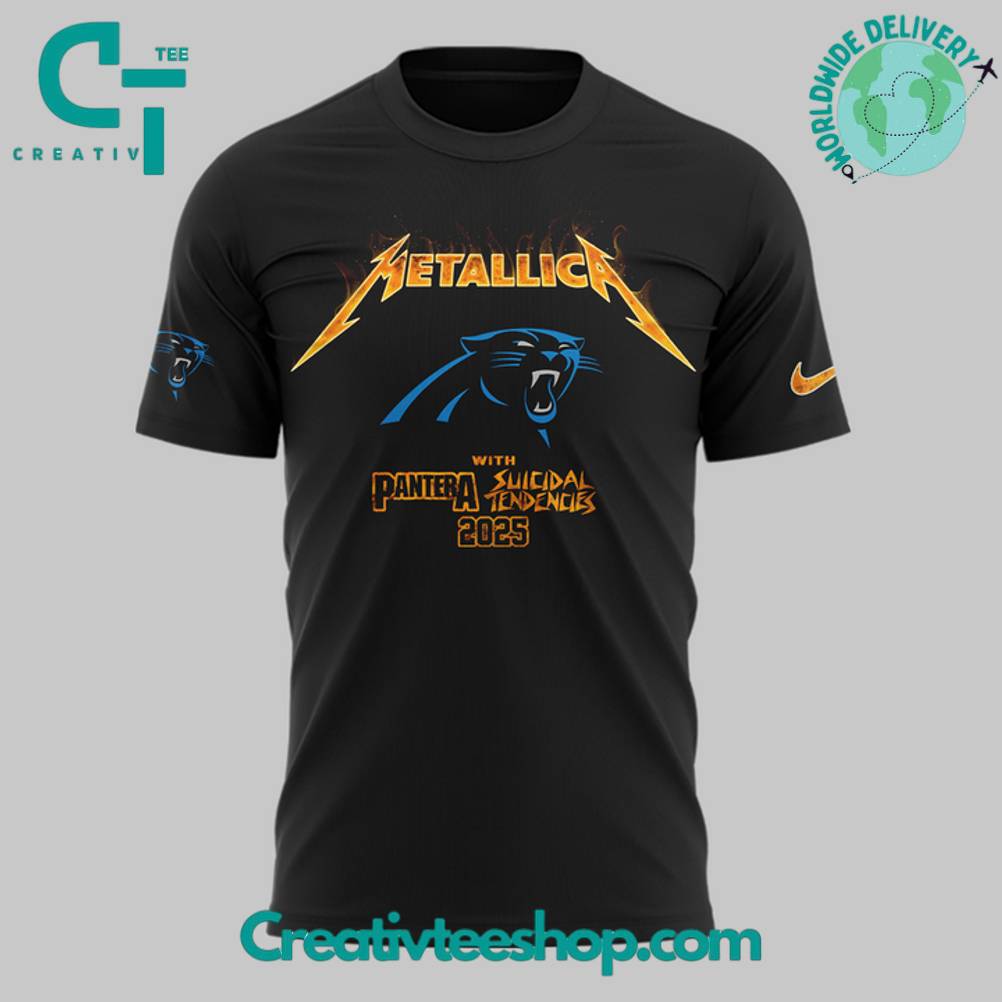 Metallica M72 World Tour 2025 x Carolina Panthers Special Tee