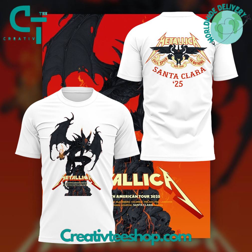 Metallica M72 World Tour “M72SantaClara” Tee