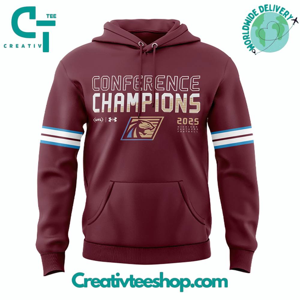 Michigan Panthers USFL Conference Champs 2025 Special Hoodie