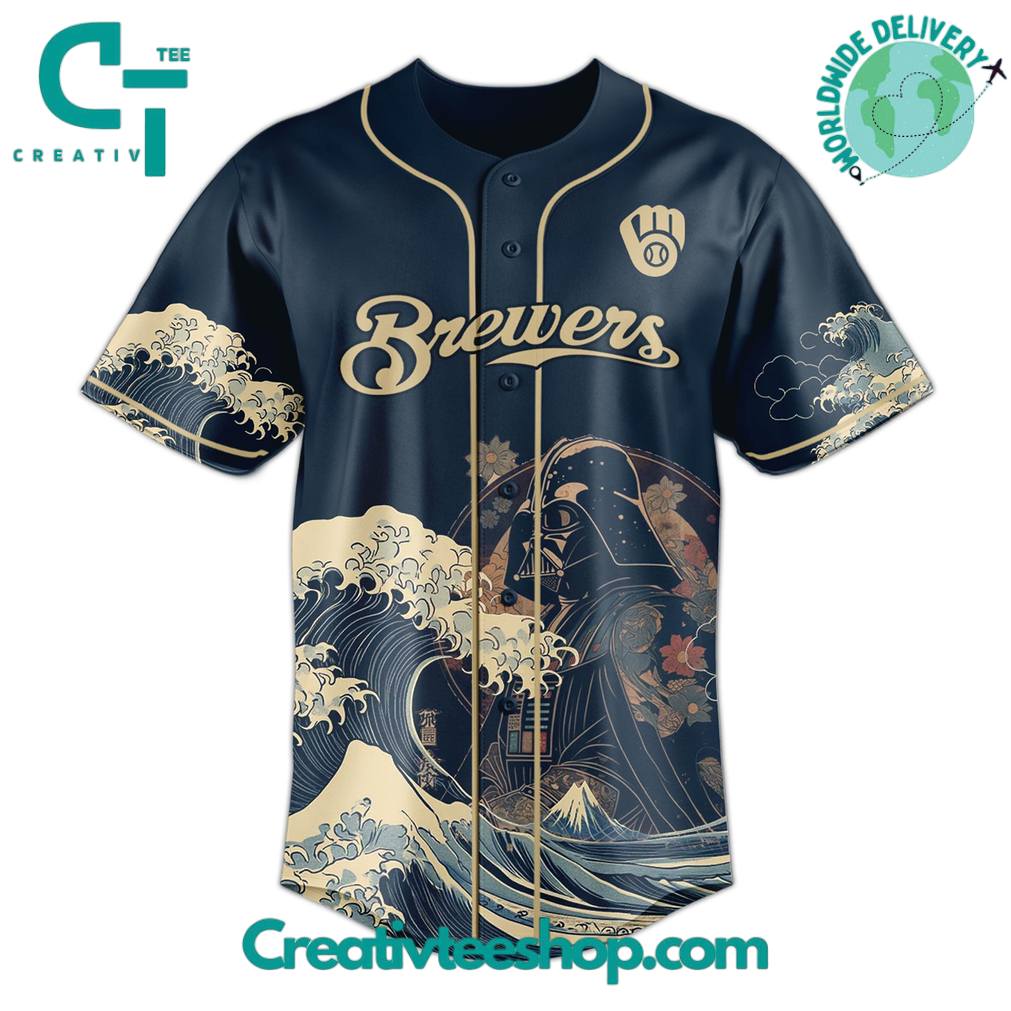 Milwaukee Brewers x Lord Vader Japan Edition 2025 Baseball Jersey