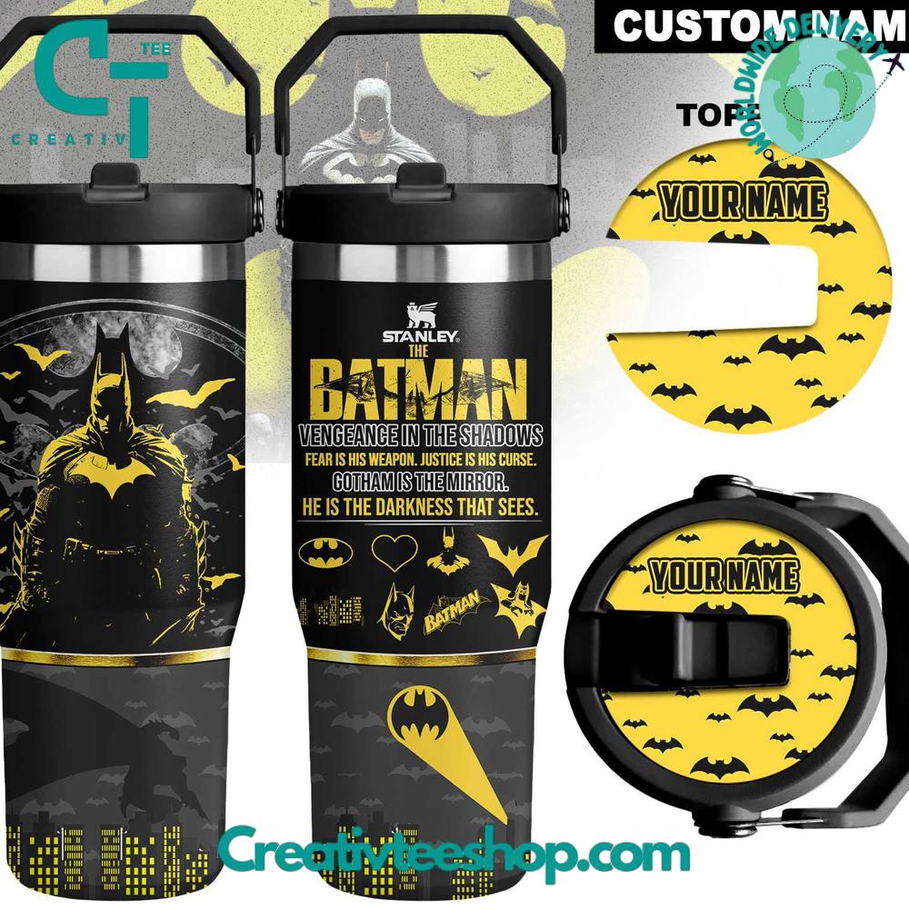 Batman Special 30 OZ IceFlow Flip Straw Tumbler