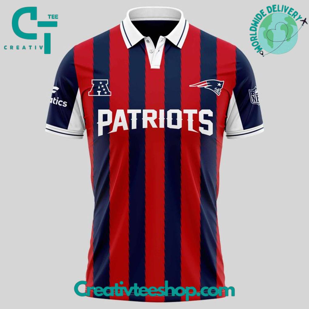 New England Patriots NFL 2025 Football x Football Polo